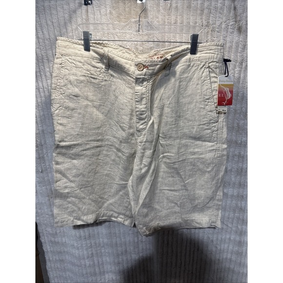 Tommy Bahama Other - NWT Tommy‎ Bahama Relax 100%Linen Line of the Times Shorts Size 36 Rope Color